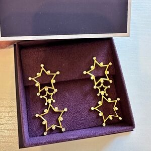 Asha Triple Star Duster Earrings